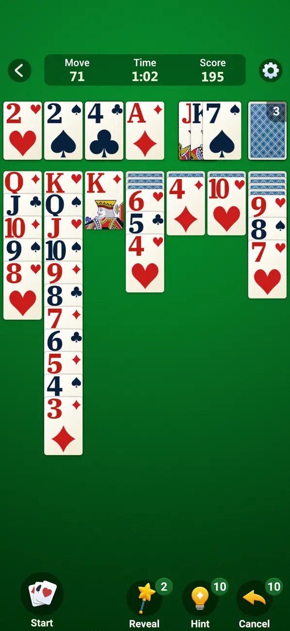 Screenshot #2 pour Jeux de Solitaire Classiques