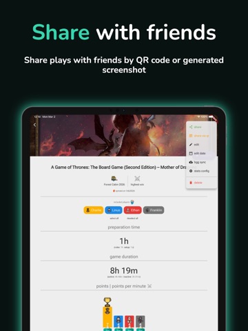 Clepsydris - Board Game App iPad screenshot