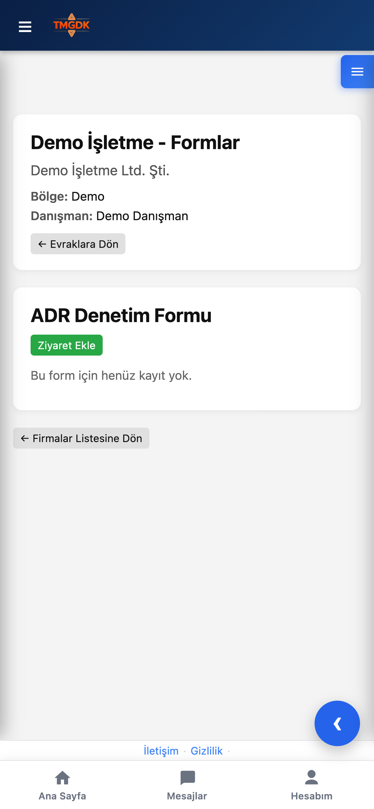 TMGDK Portal