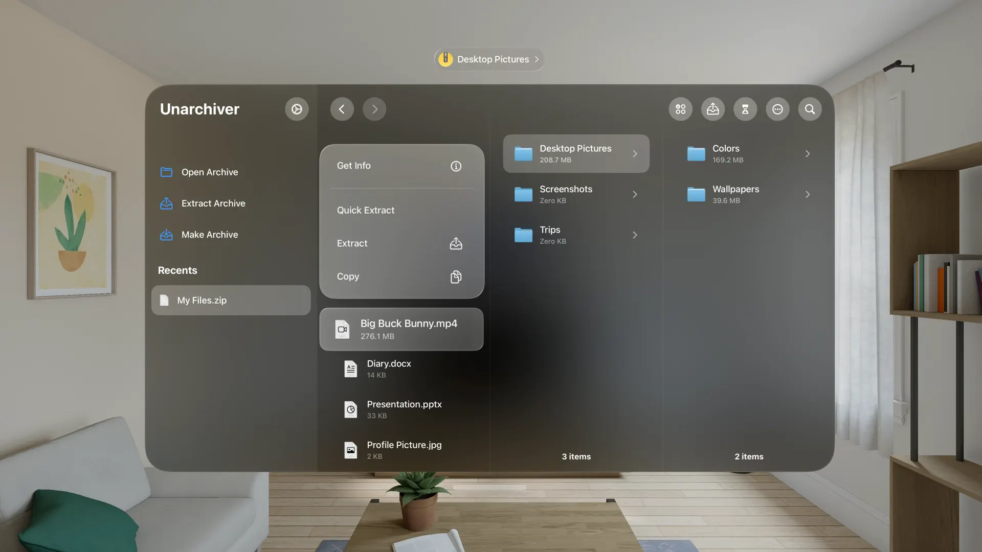 Unarchiver - ZIP, RAR screenshot 2