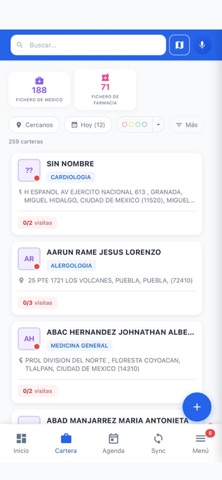 sfNetReps Integrador CRM. screenshot