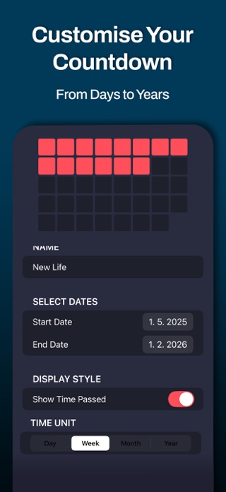 Momento: Grid Countdown Widget Screenshot 4 of 7