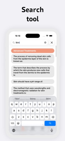 Esthetician Exam: Center Prep iPhone screenshot