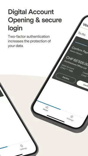 Vontobel SecureAccess screenshot 2