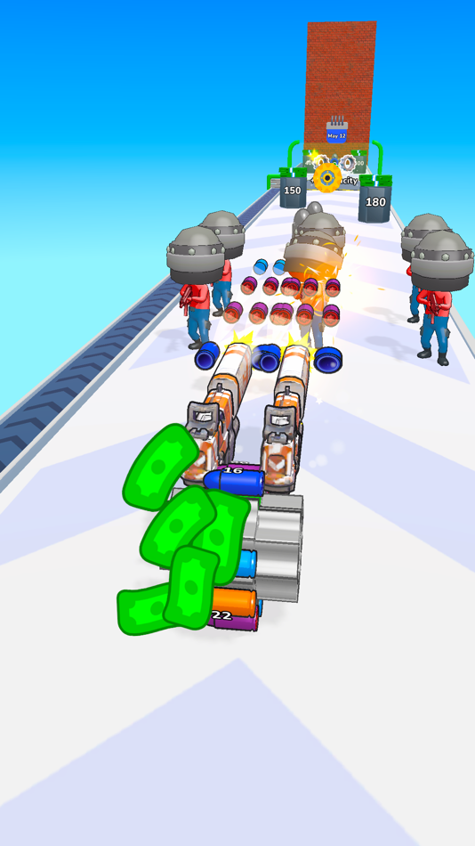 #2. Wheel Gun 3D (iOS) 由: MondayOFF