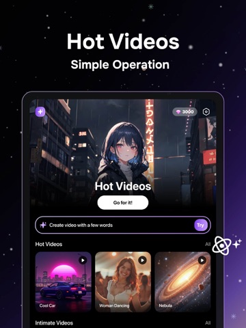 AI Video - AI Video Generator. iPad screenshot