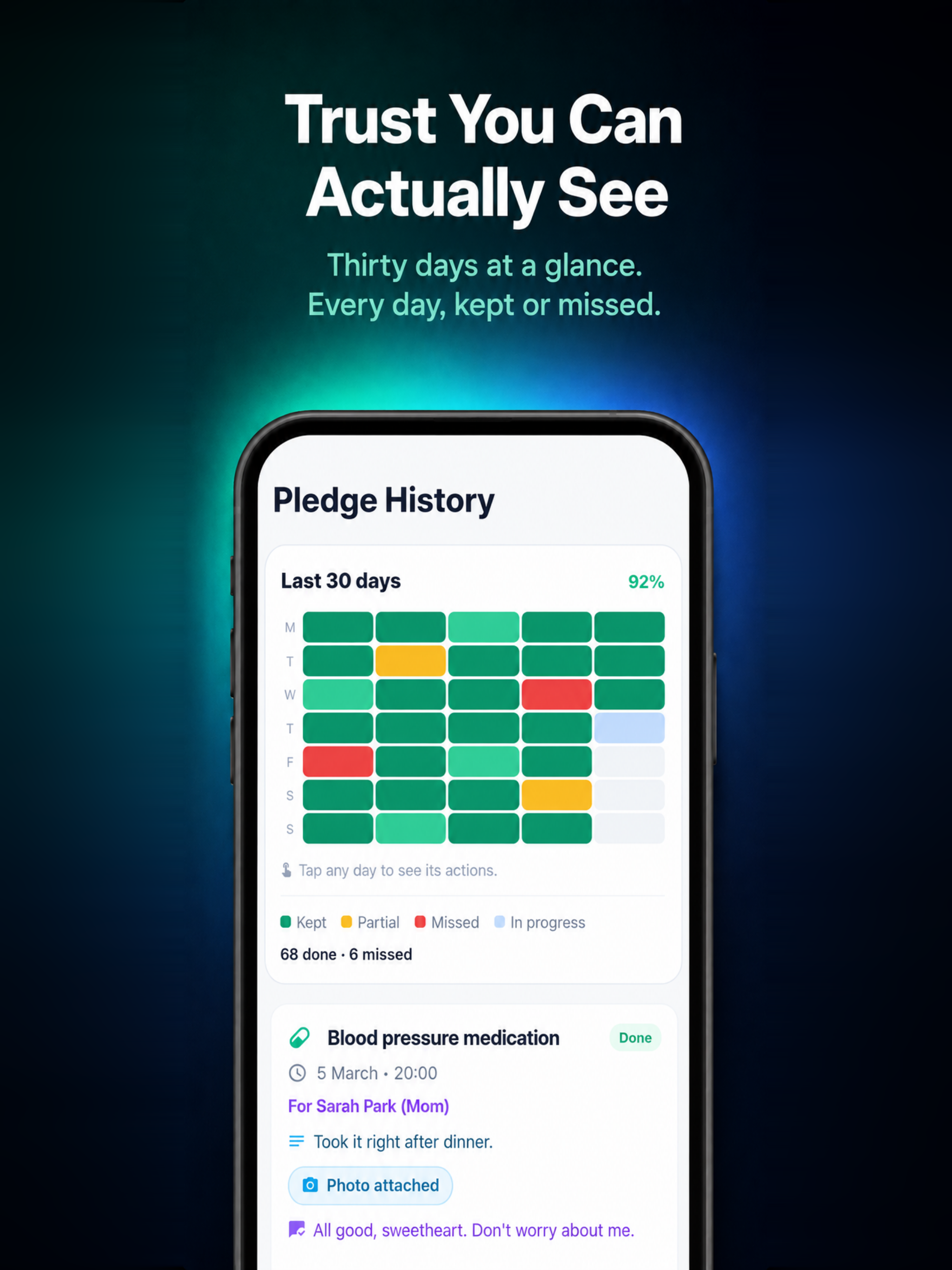 Pledge Care: Family Reminders screenshot 11