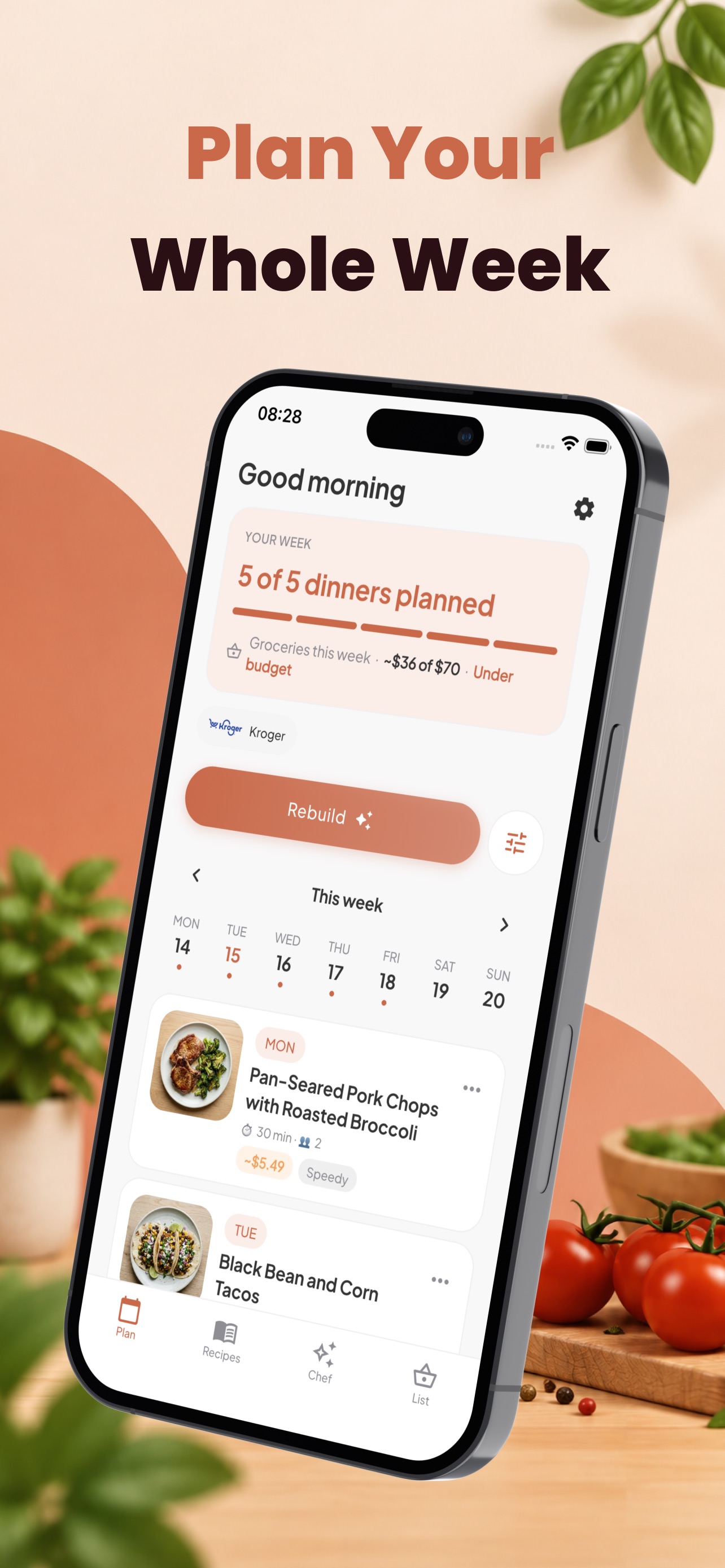 Screenshot 2 of Mittsy: Meal Planner & Recipes