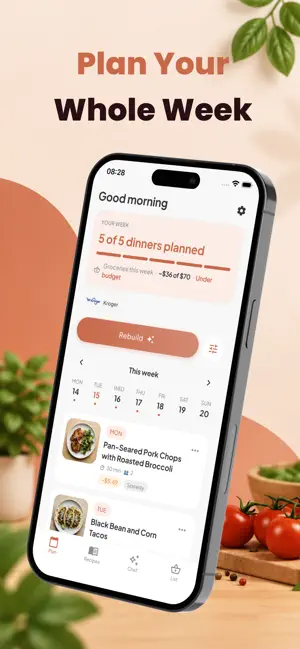 Mittsy: Meal Planner & Recipes screenshot 2