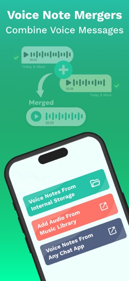 Voice Note Mergerのおすすめ画像1