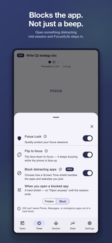 Focus4Life: Pomodoro Timer Screenshot 2 of 5