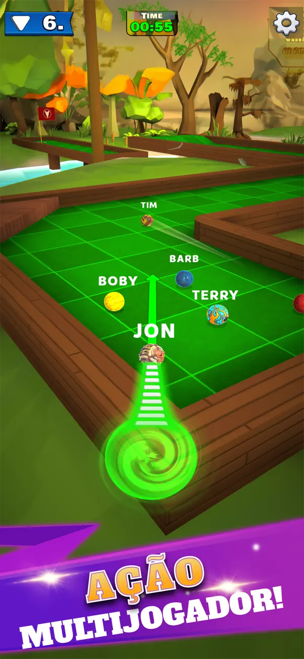 Mini Golf Club PvP Multiplayer Hack screenshot 2 - iOS game interface