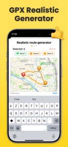 GPX file generator -Jockey run screenshot