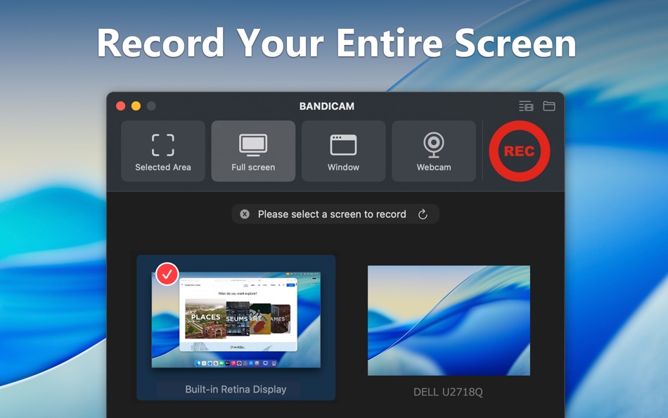 #2. Screen Recorder - Bandicam (macOS) By: Bandicam Company LLC