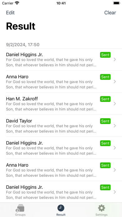 Group SMS+ Screenshot