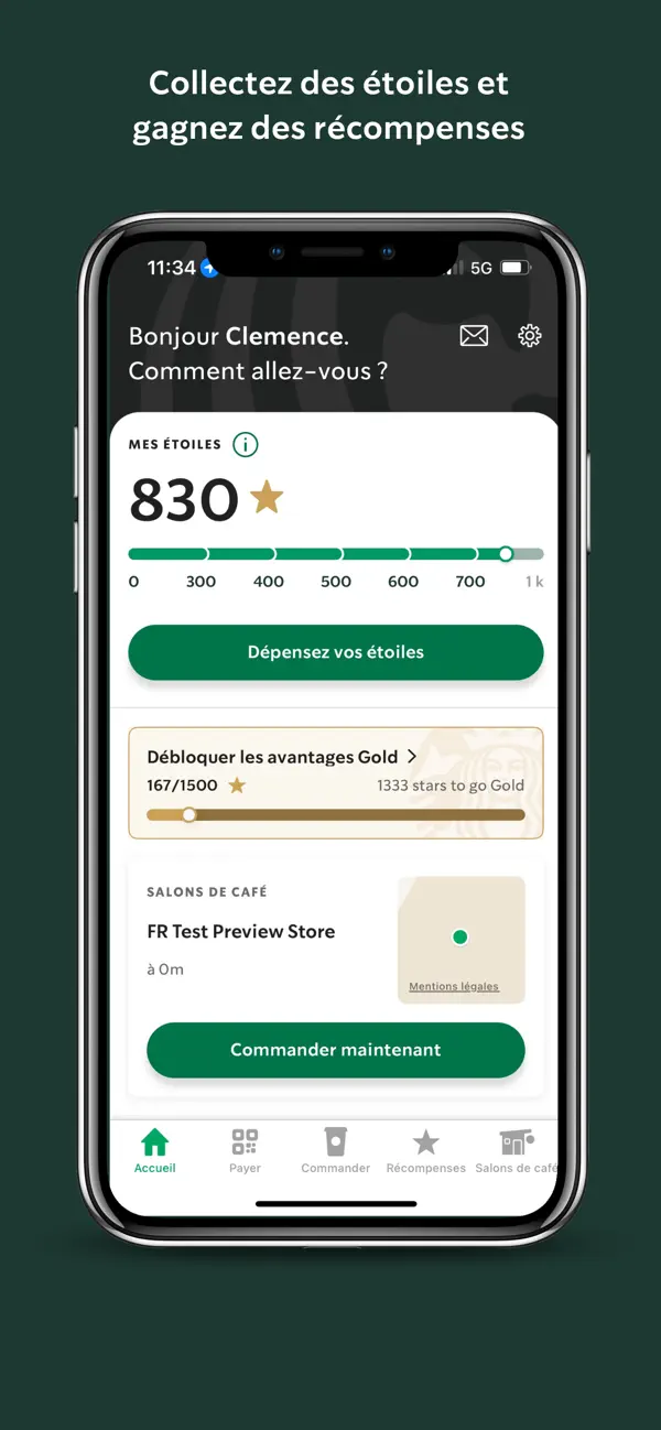 Screenshot #1 pour Starbucks France