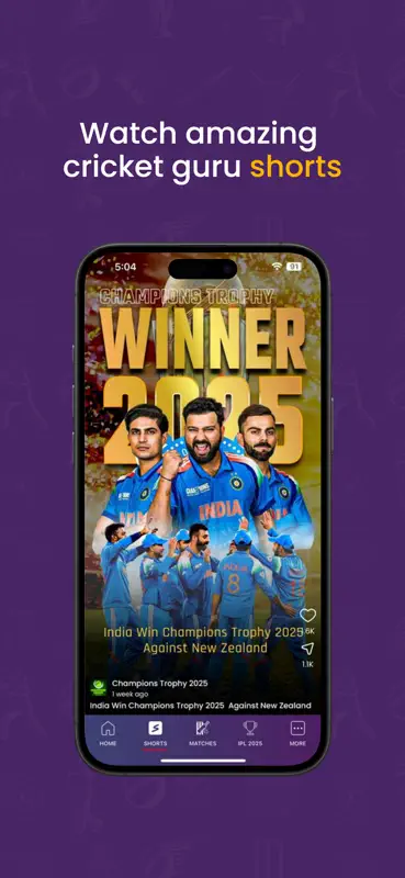 Cricket Guru - Fast Live Score screenshot 5 of 7