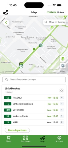 Jyväskylä Tickets screenshot