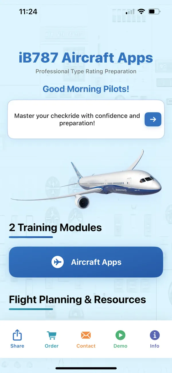 #5. iBOEING B-787 Aircraft Apps (iOS) By: Aircraft Apps LLC