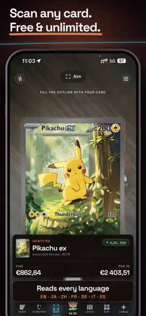 Sparkl.gg: TCG Card Scanner screenshot 1