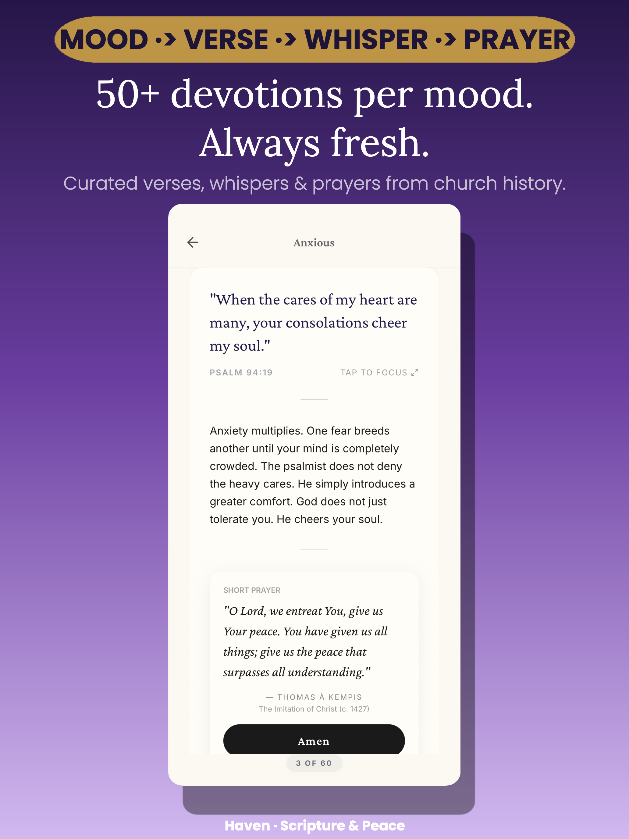 Haven: Scripture & peace