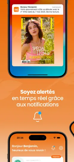 Capture d'écran de Press Connect sur iPhone 3