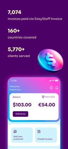 EasyStaff Invoice screenshot