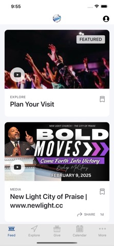 New Light Church VA screenshot