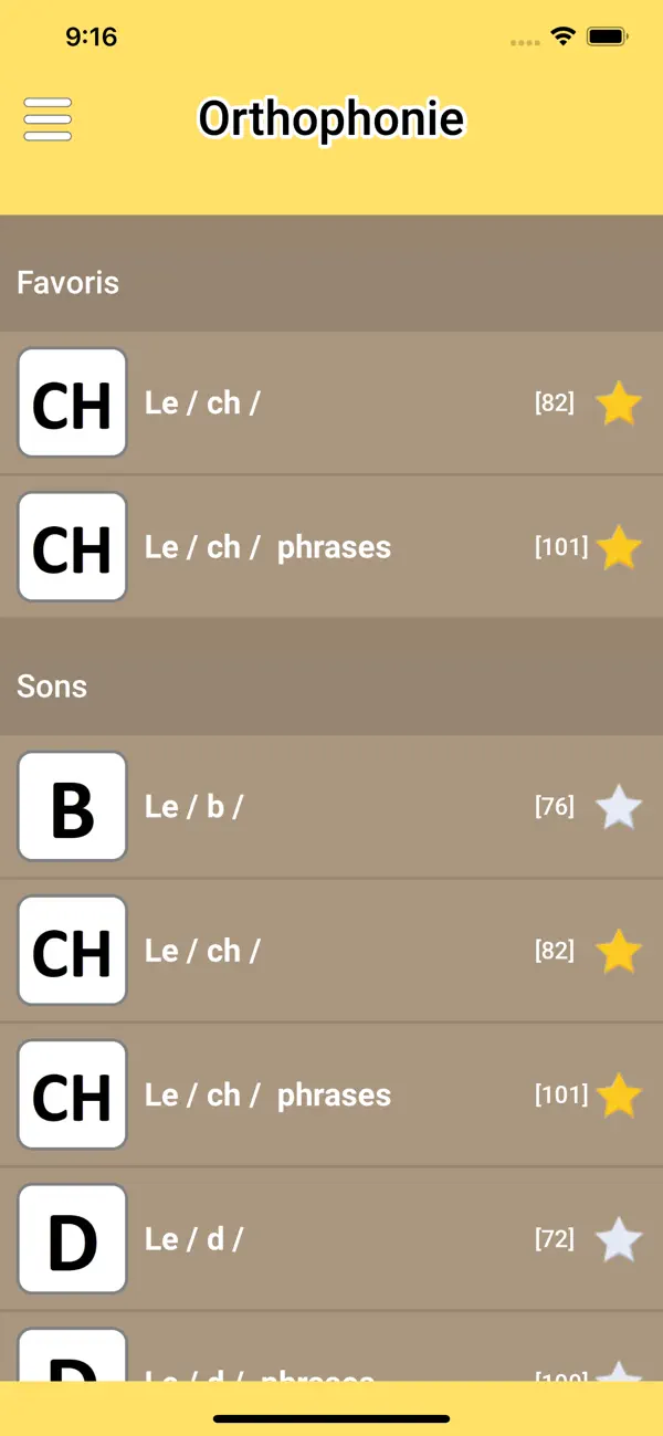 Screenshot #1 pour Orthophonie :exercices FR 2026