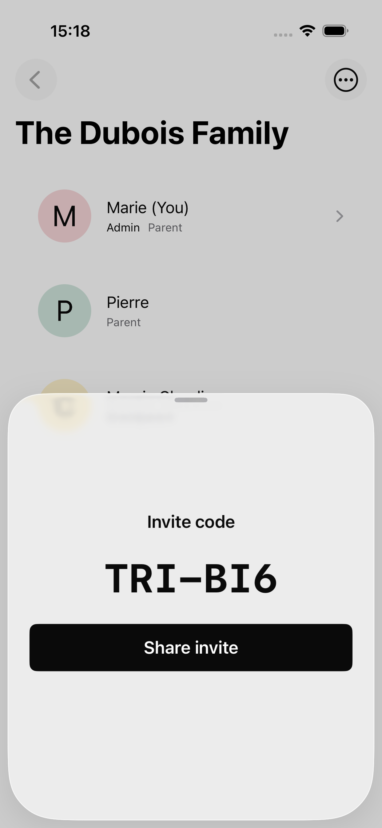 Tribi : Family social network screenshot 4