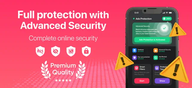 Advanced Security: Web Protect iPhone screenshot 1