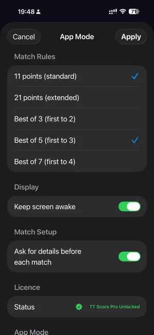 TT Score Pro screenshot 2