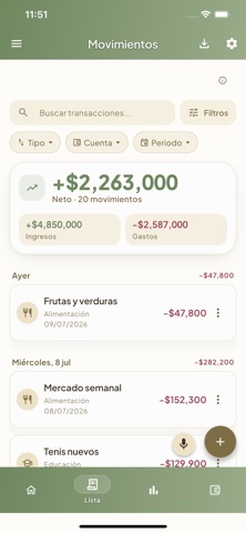 Gastos y Ahorro - Luxor screenshot