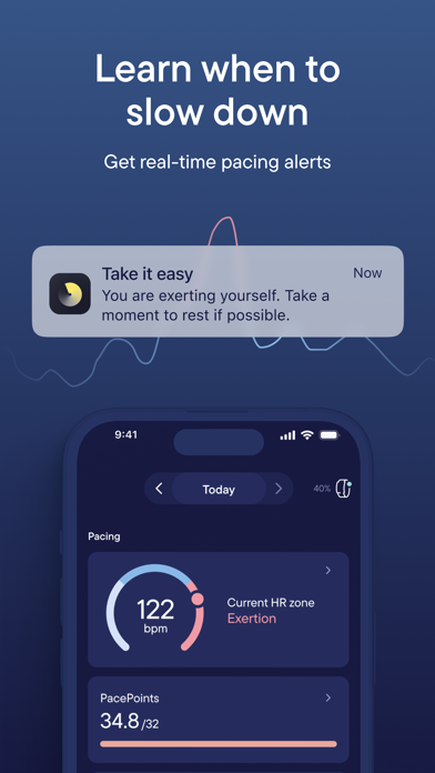 Visible: Pacing for illness iPhone screenshot 5 - Health & Fitness app