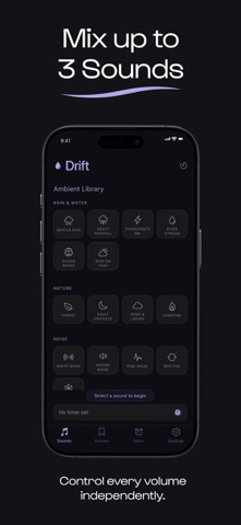 Drift – Sleep Sounds & Timer Screenshot 2 of 5