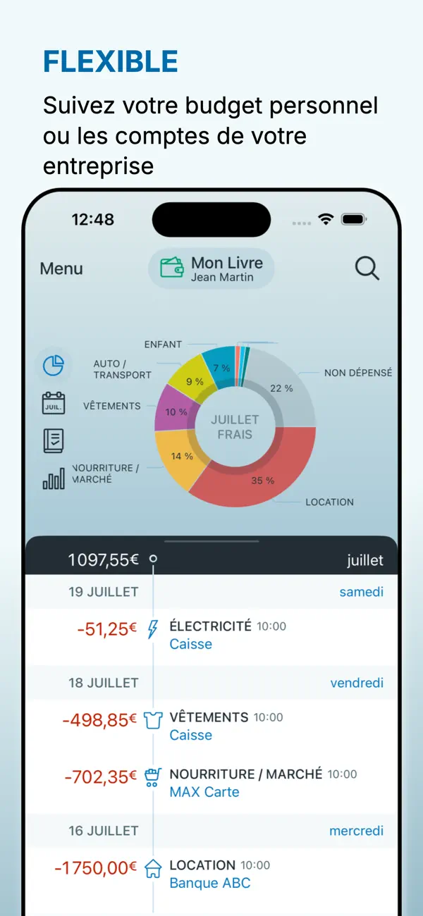 Screenshot #2 pour Livre de Comptes /Comptabilité
