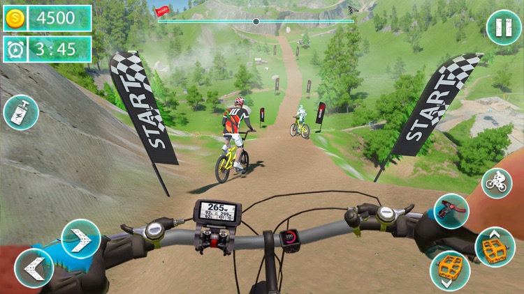 Downhill BMX Bike Racing Game
