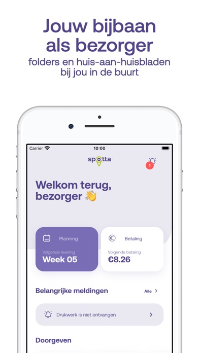 Screenshot #1 pour Mijn Spotta