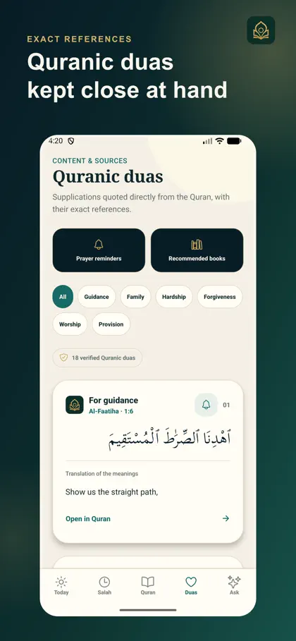 Screenshot 6 di 6 di Ayah Garden: Quran & Prayer