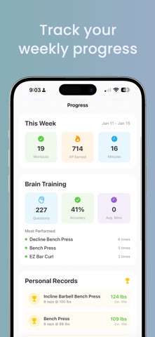 Gym Workout Planner: BrainSets Screenshot 4 of 7
