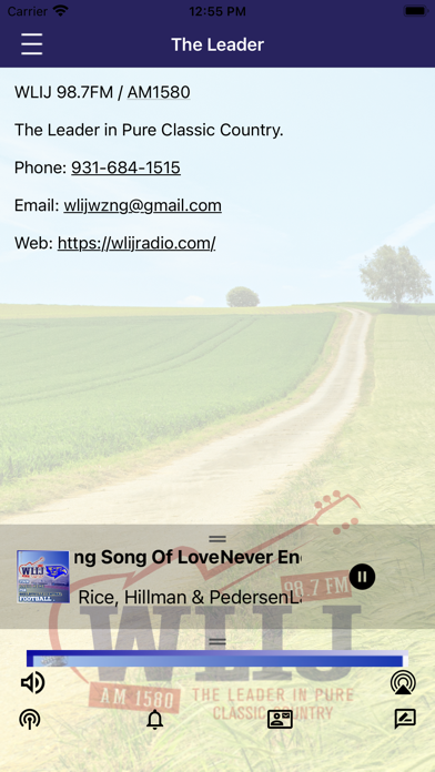 WLIJ 98.7 Screenshot