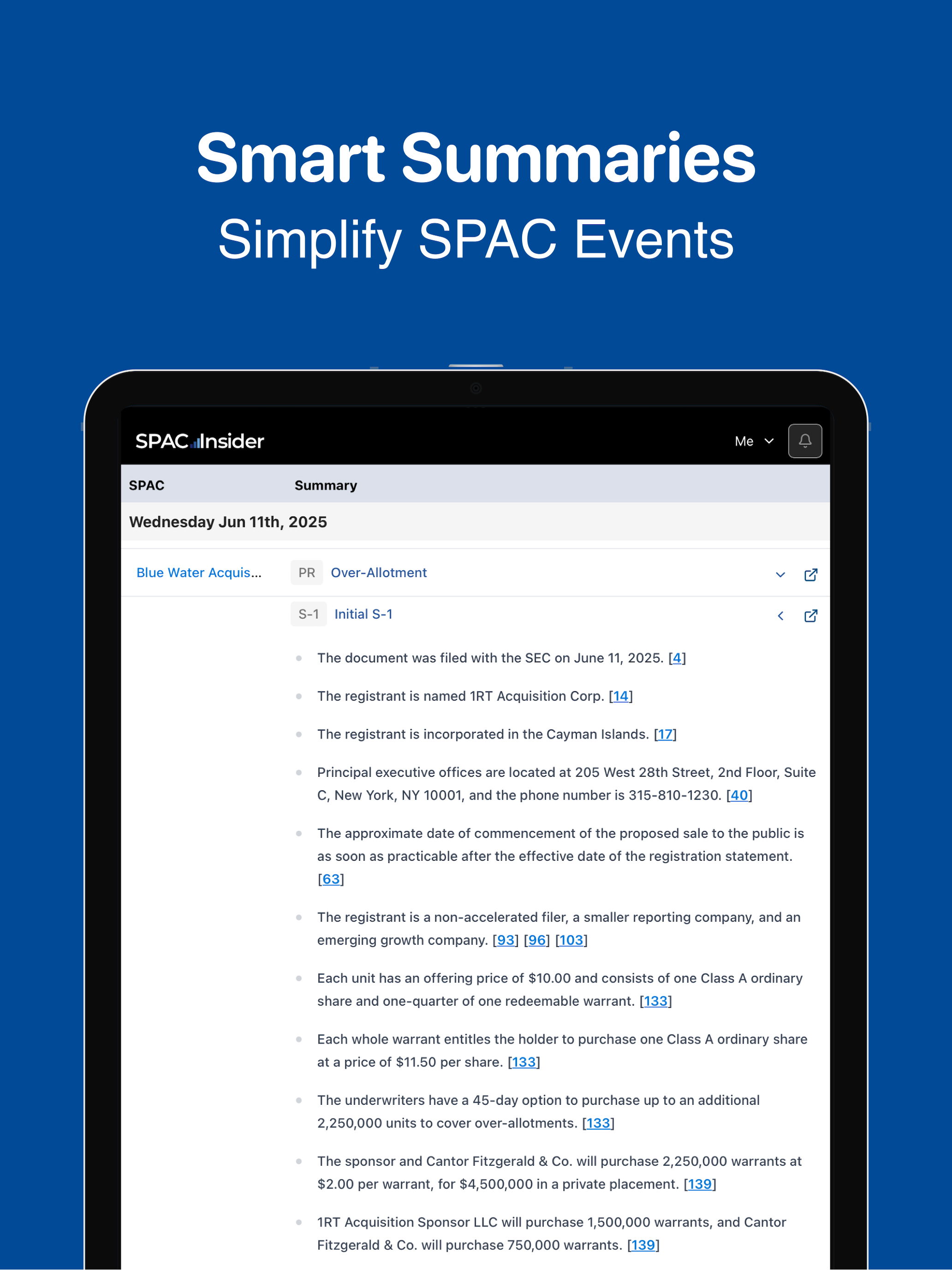 SPACInsider Alerts