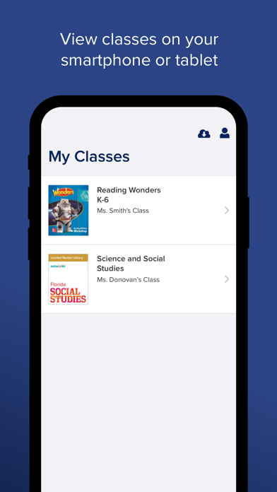 McGraw Hill K-12 Portal Screenshot