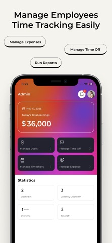 WagePunch Time Tracking Screenshot 2 of 5