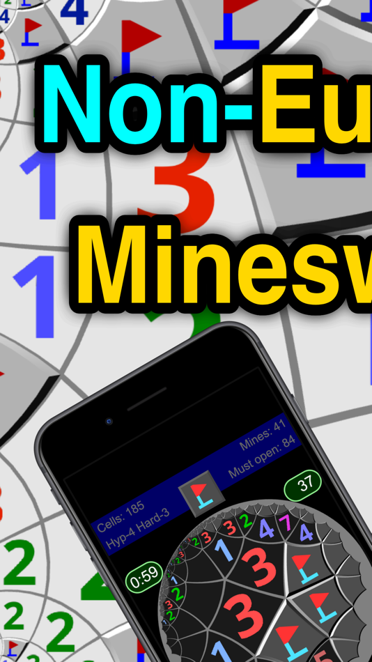 #1. Non-Euclidean Minesweeper (iOS) 由: Sci-Tech Binary Ltd. Co.