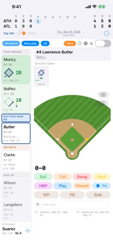 BaseballScorer Screenshot 6 of 10