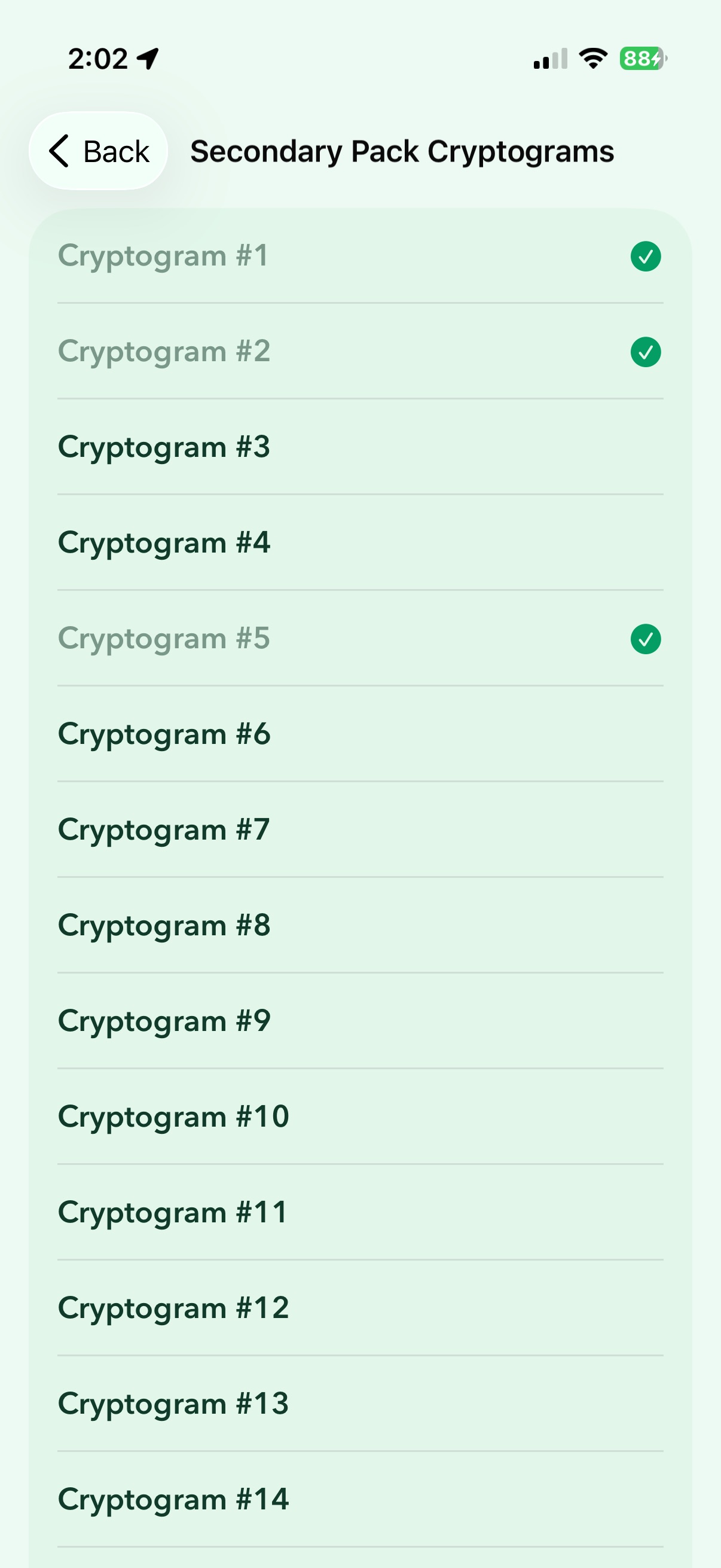 Screenshot 3 of Cryptograms by Lex.Games