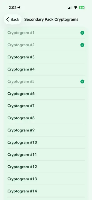 Cryptograms by Lex.Games screenshot 3