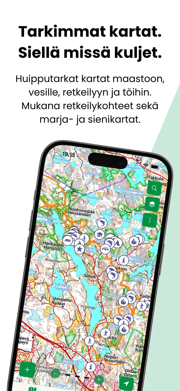 Screenshot #1 pour Karttaselain - Maastokartta