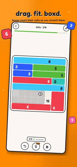 boxd: Shikaku Puzzles screenshot 1